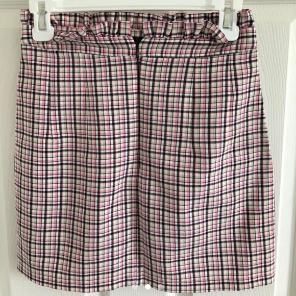 Topshop plaid mini skirt women’s - Picture 2 of 3